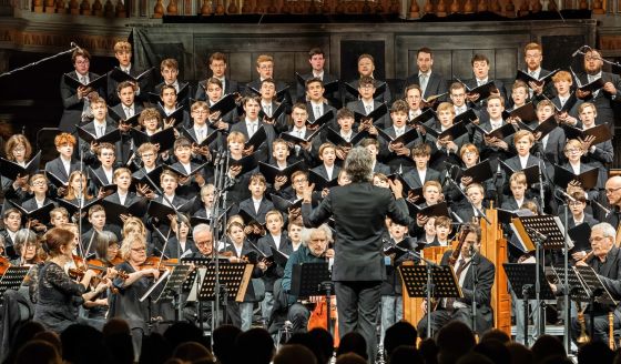 Der Knabenchor singt in Herrenhausen Bach